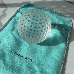 Tiffany & Co. Crystal Paperweight